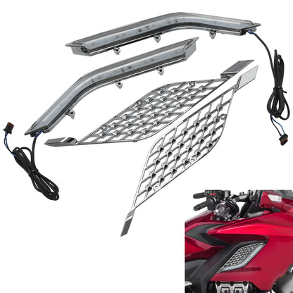 LED Radiator Grill Decorative Lights for Honda Goldwing Tour (2018-2023)