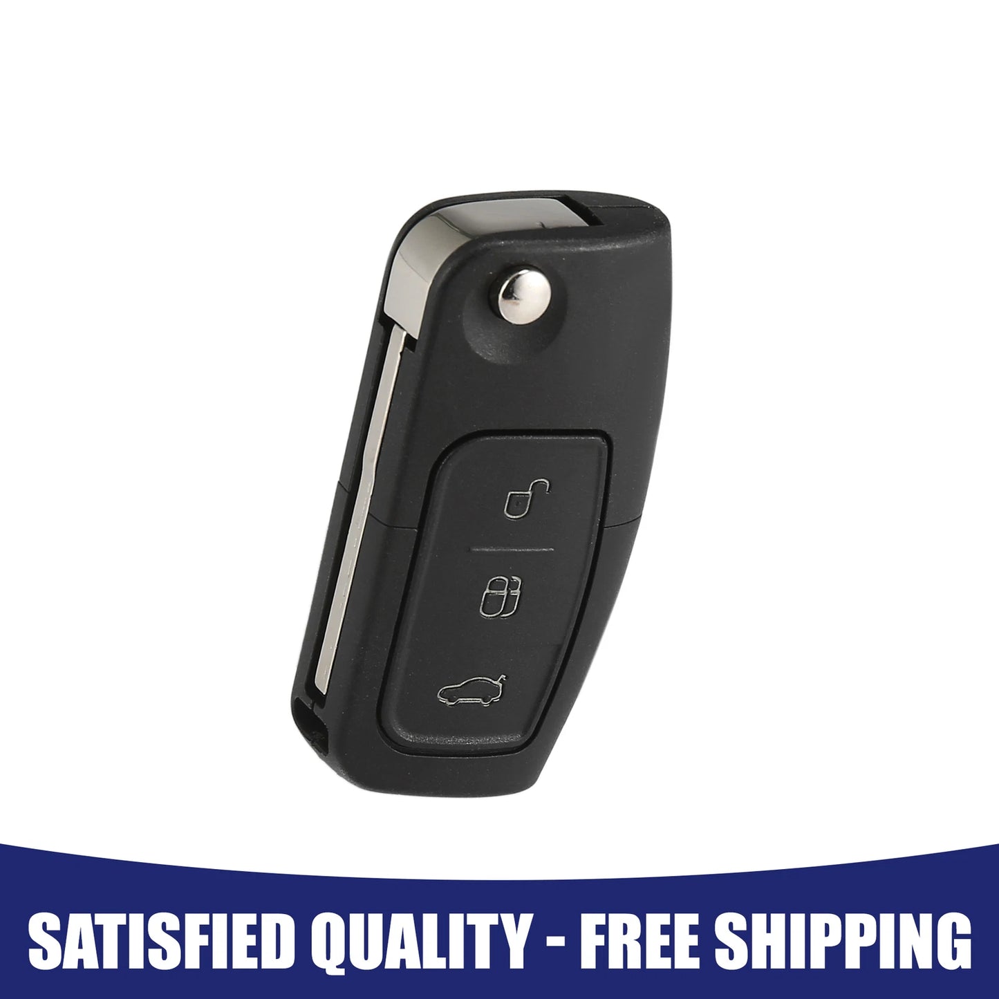 433MHz Fob Car Remote Key for Ford Focus Mondeo Fiesta Galaxy (2000-2023)