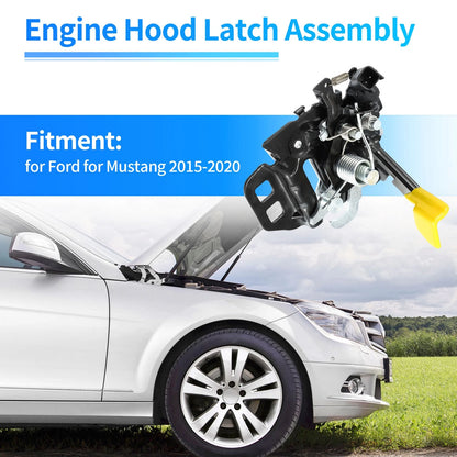 Hood Latch Lock for Ford Mustang (2015-2019)