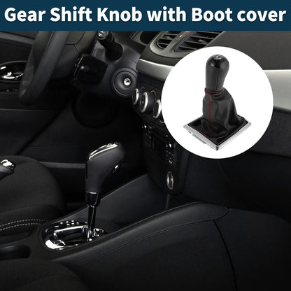 5 Speed Manual Gear Shift Knob & Cover for Ford Focus MK2 (2004-2008)
