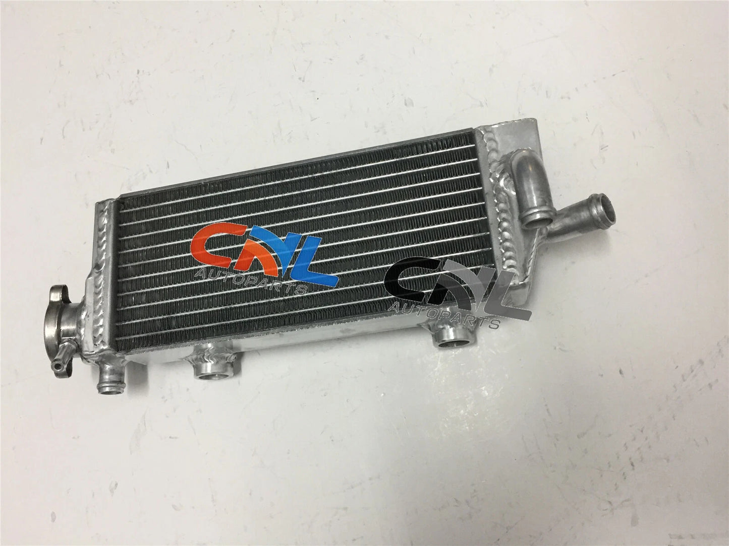 12" Aluminum Radiator & Orange Hose for KTM 125/200/250/300 SX/EXC (2008-2013)