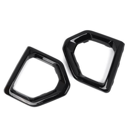 Fog Light Lamp Outer Bezel Cover Pair for GMC Sierra 1500 (2014-2018)