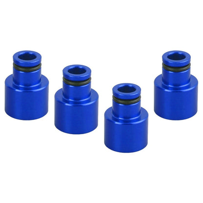 4 x Blue Engine Fuel Injector Adapters for Honda Civic, Acura B16 (1996-2000)