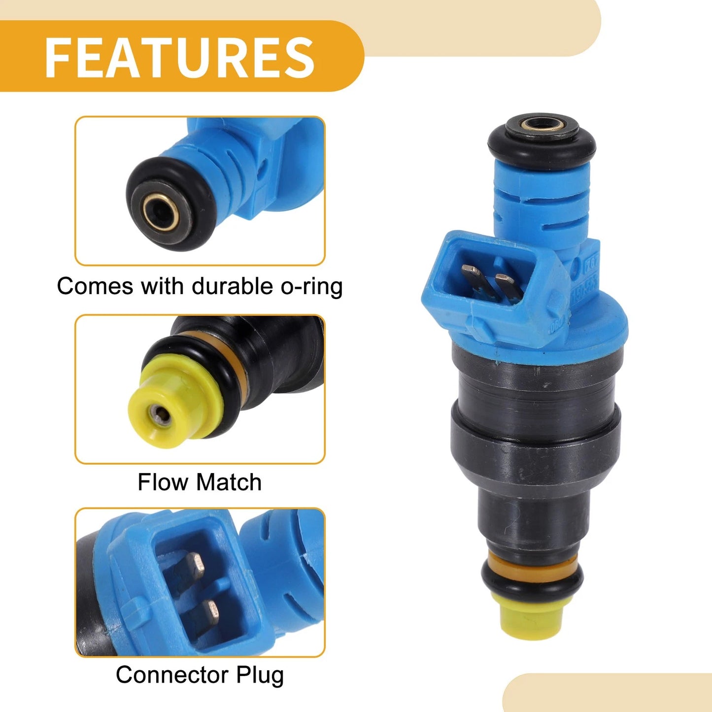 1 Pc Fuel Injector for Chevrolet Corvette (2003-2004)