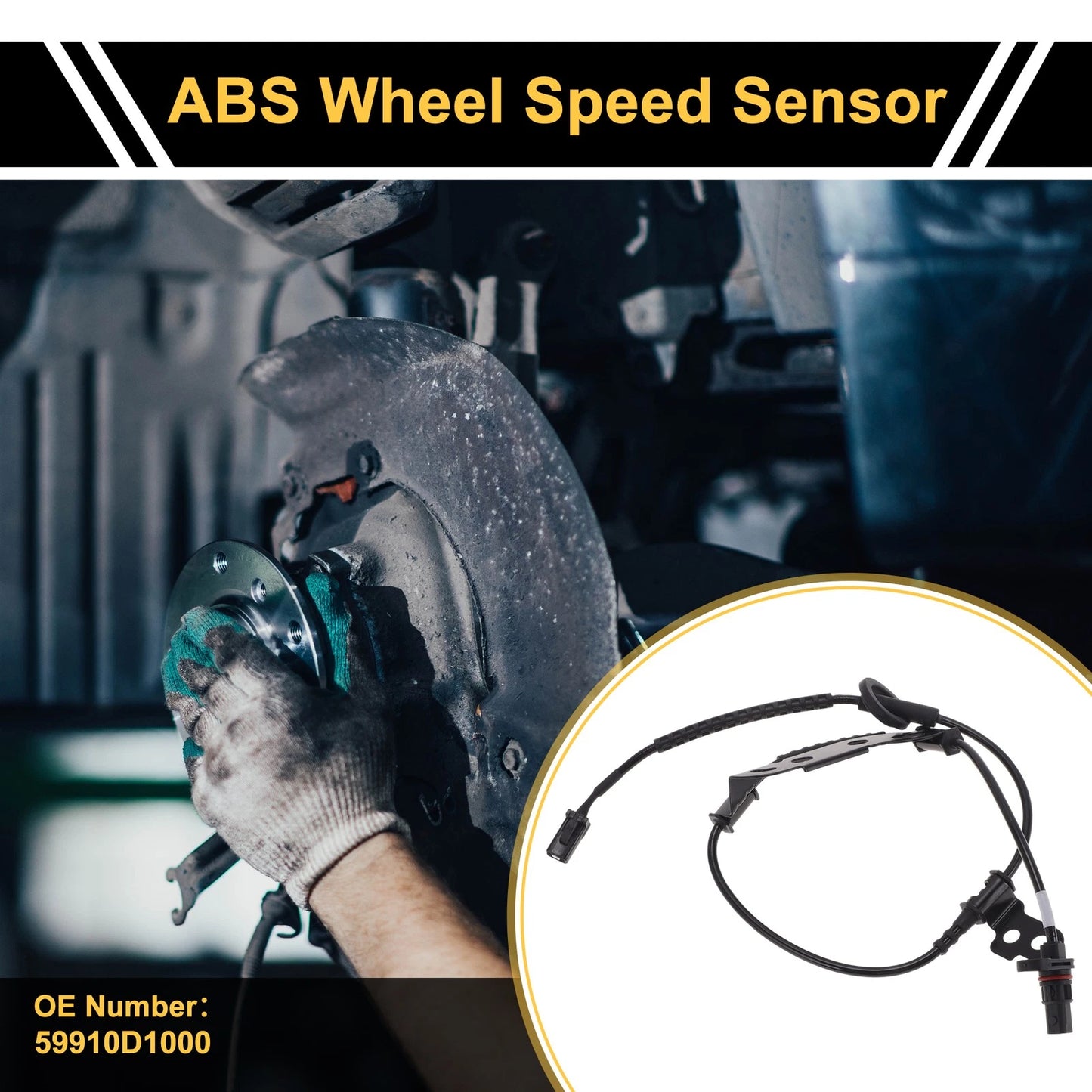 ABS Wheel Speed Sensor for Kia K4 (2014-2017) 1 x Rear Left