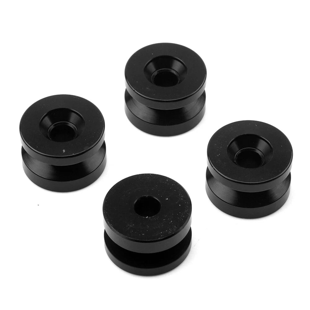 Black Motorcycle Trunk Base Plate Tail Box Pad Bracket Spacer