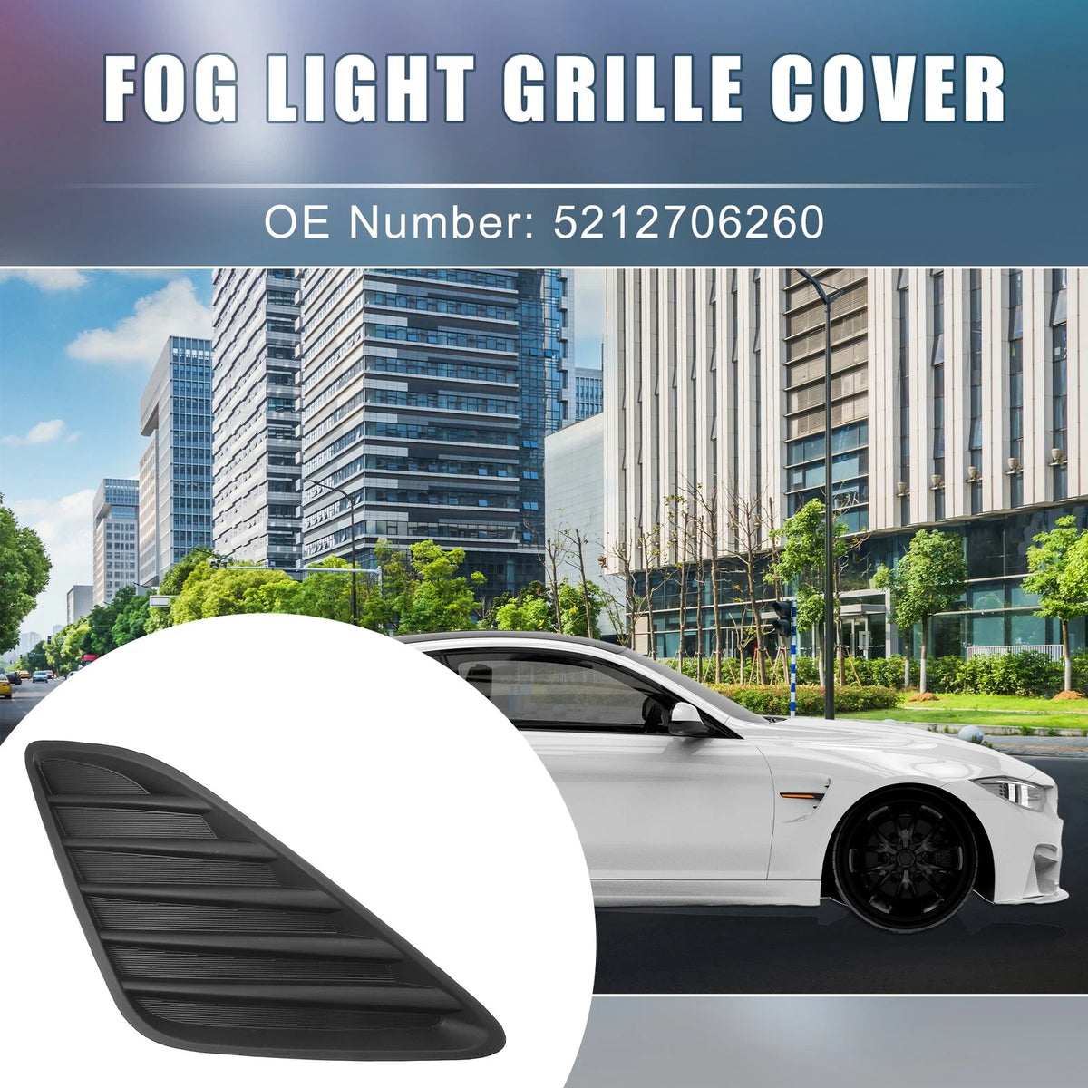 Front Right Fog Light Grille Cover Trim for Toyota Camry