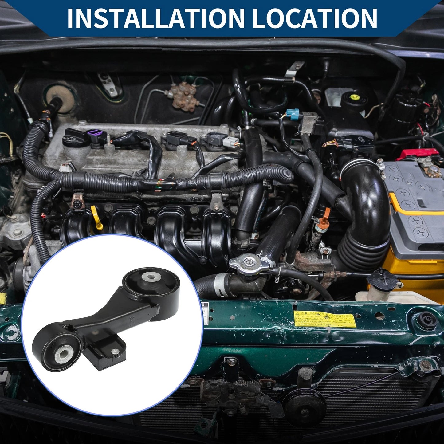 Right Engine Motor Mount for Toyota Camry 2.5L (2010-2015)