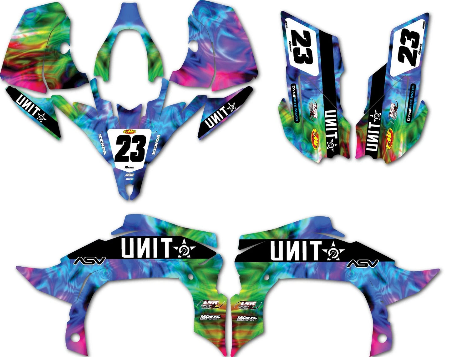 Yamaha Raptor YFZ 450R  Sticker Kit Graphics (2009-2013)