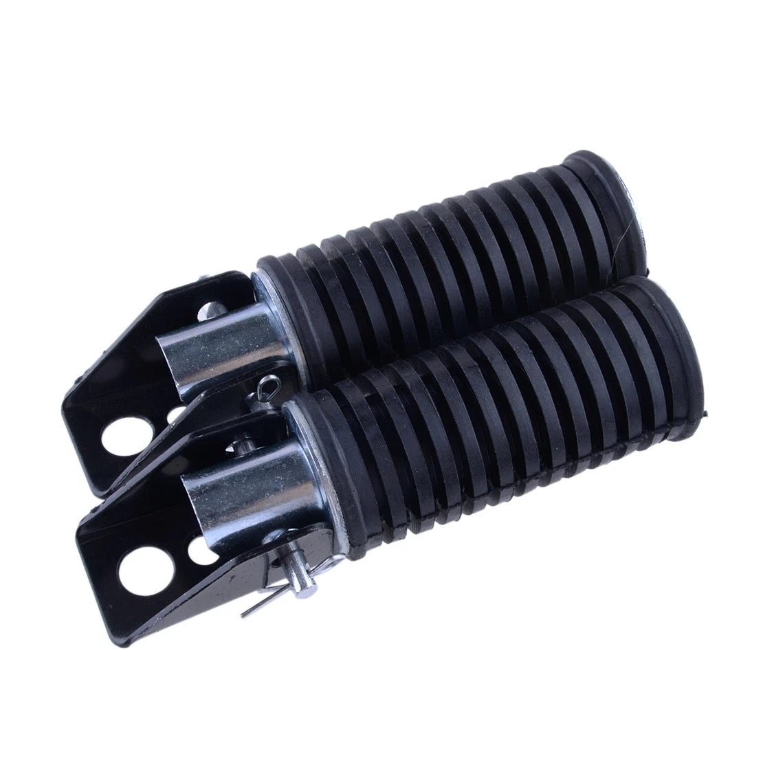 2 x Motorcycle Footpegs Rear Pedals for Suzuki GN125 QJ125 GS125 (2000-2023)