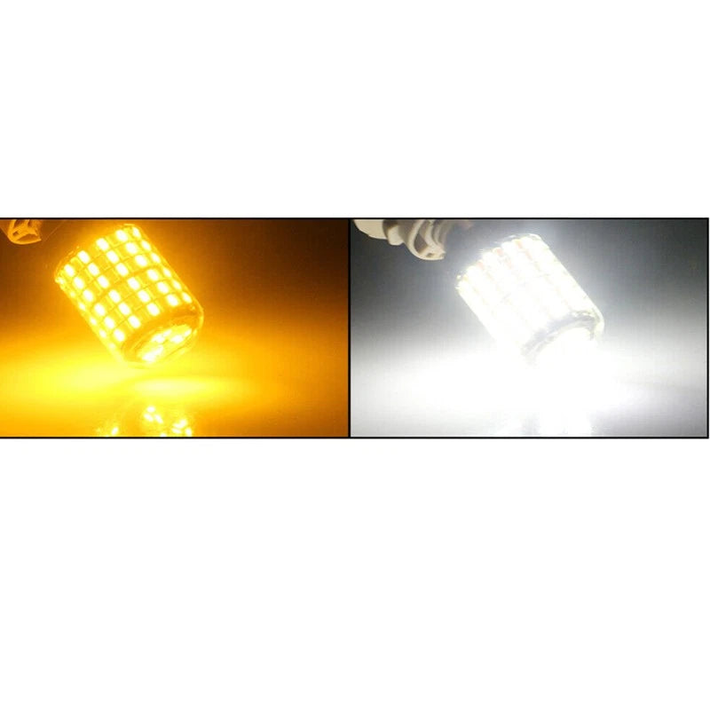 LED Switchback Turn Signal Brake Light Bulbs for Car 1157 2057 2357