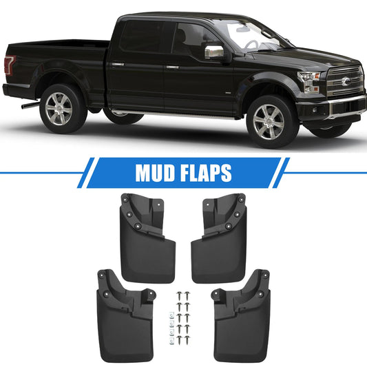 2x Front Rear Splash Guards Mud Flaps for Toyota Tacoma