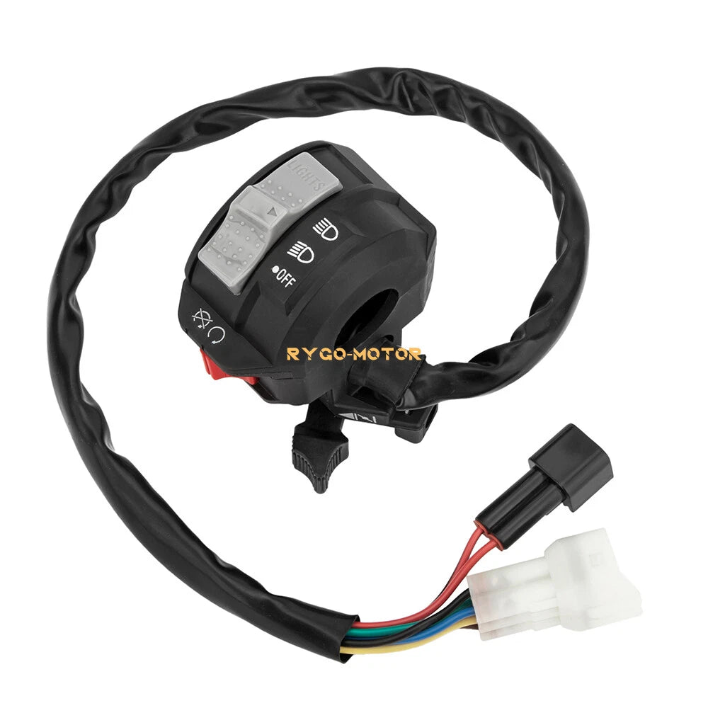 Left Start Kill Switch Headlight for Yamaha Big Bear 250 400 (2002–2009)
