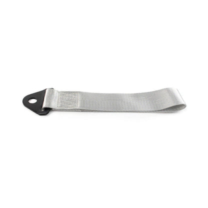 Racing Car Towing Strap for Universal Rear/Front Bumper - Gray