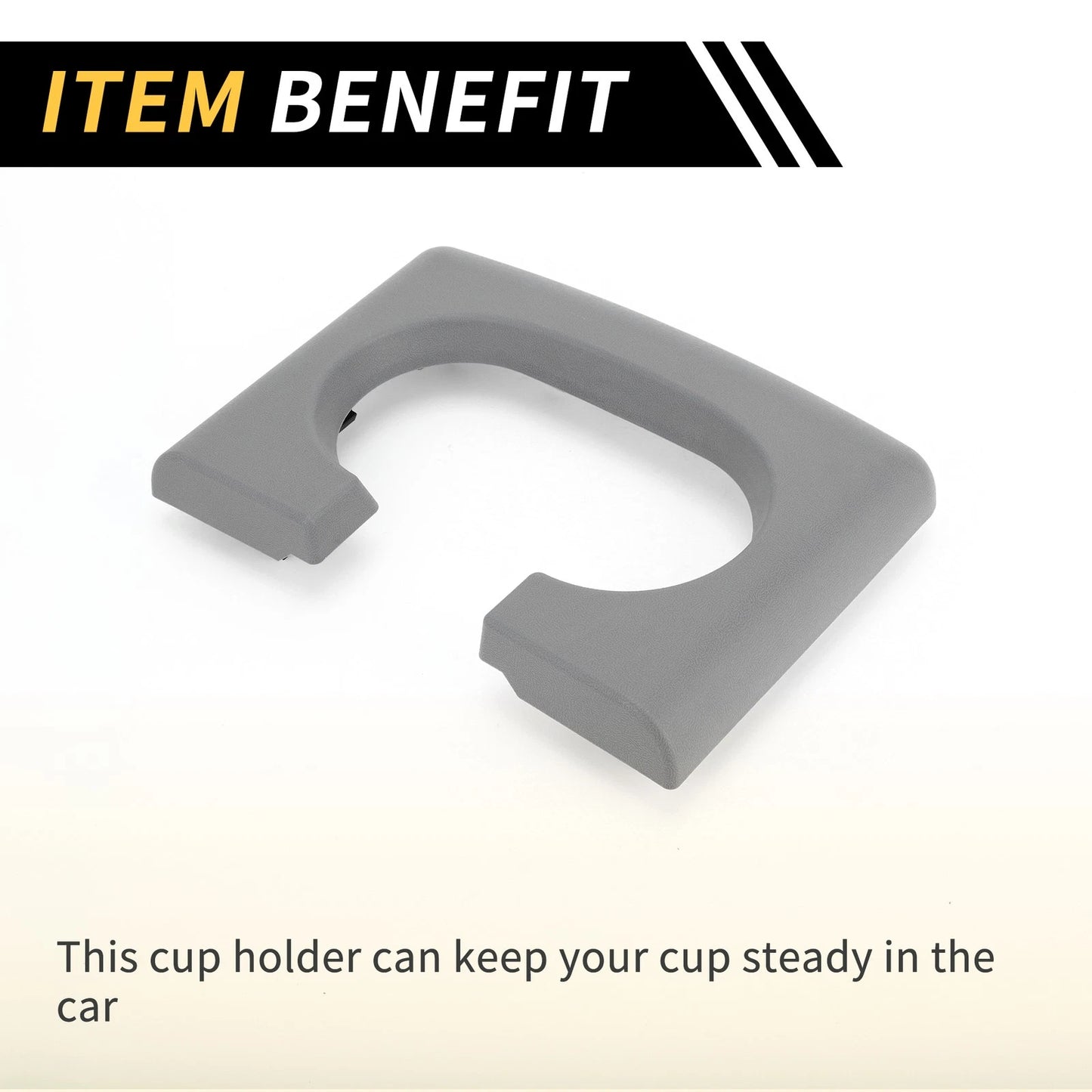 Cup Holder Replacement Pad for Ford F-150 (2004-2014) Gray