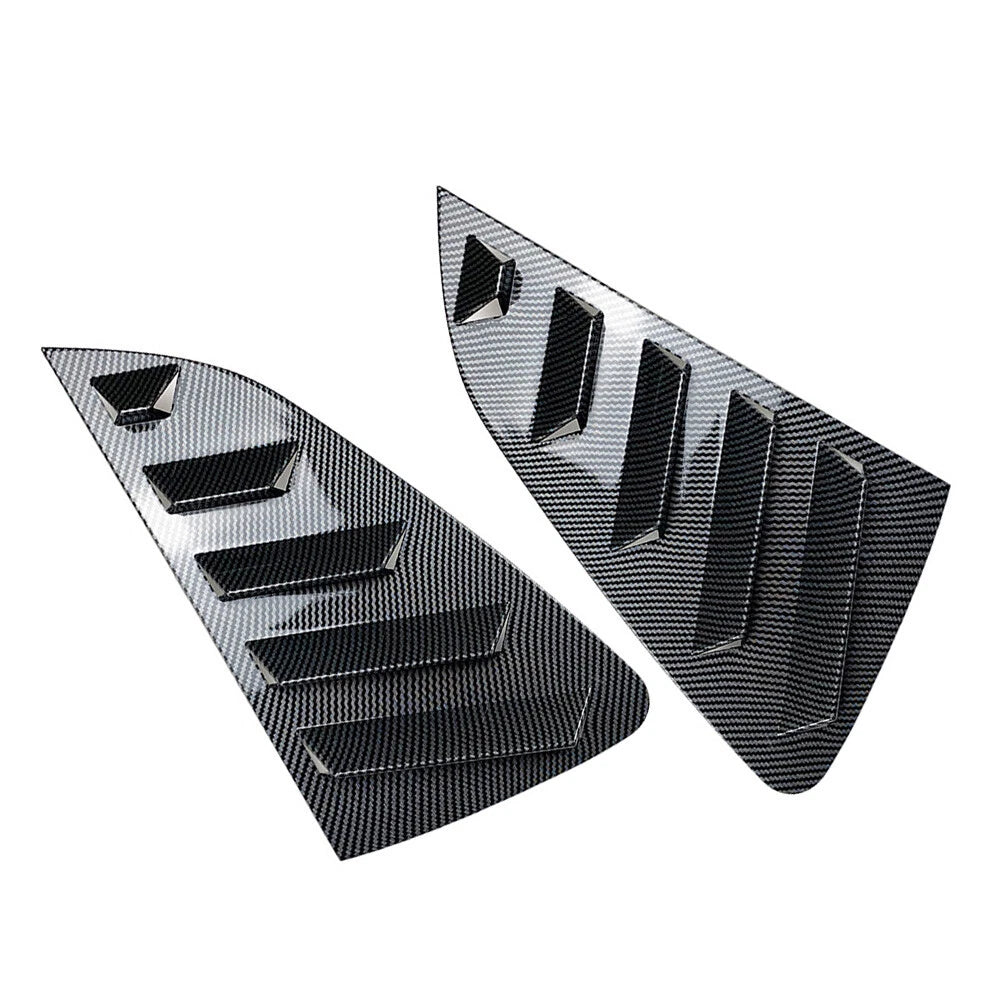 Rear Side Window Louver Vent Trim Covers for VW Polo MK6 (2018 - )