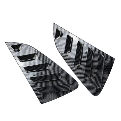 Rear Side Window Louver Vent Trim Covers for VW Polo MK6 (2018 - )