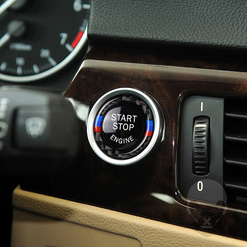 Engine Start Stop Button Cover + Ring for BMW E90 E92 E93 (2009-2012)