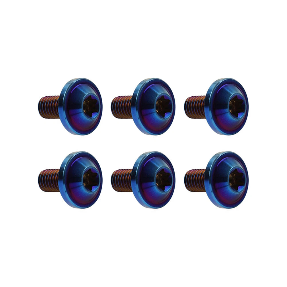 6 x M6x15mm Alloy Torx Head Screws for Bike Motorcycle