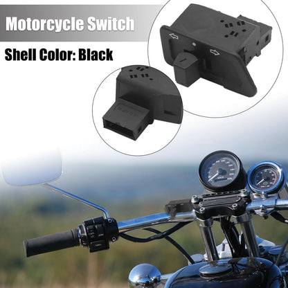 2 x 3 Pin Black Motorcycle Turn Signal Light Control Switch for GY6 125