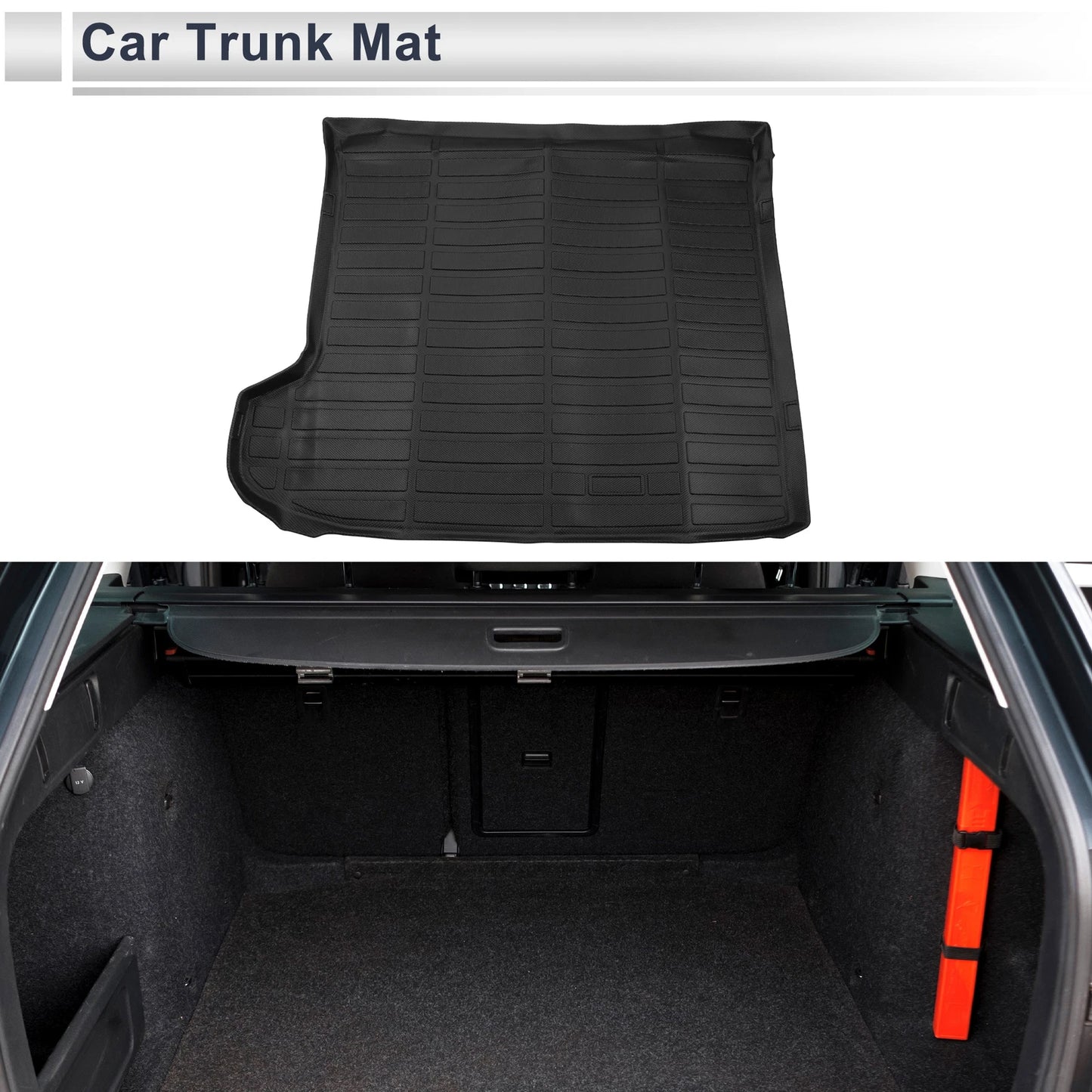 Cargo Liner Rear Trunk Mat for Kia EV6 (2022-2024) Black TPE