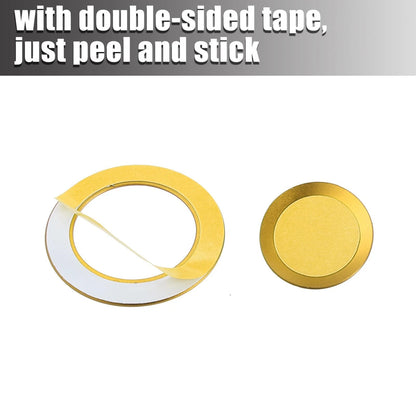 Engine Start Stop Button Cover Trim Kit for Dodge Charger Challenger Gold Tone