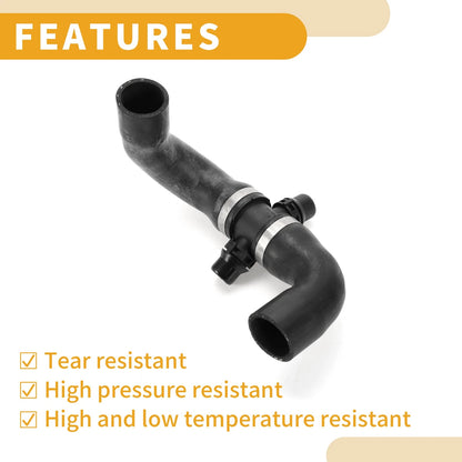 Heater Hose for BMW 528i xDrive 2.0L Rubber Black (2012-2014) 1 x Pcs