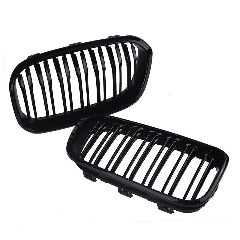 2 x Front Kidney Racing Grille for BMW F20 F21 1 Series (2015-2018)