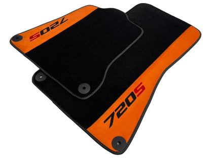 Black Floor Mats for McLaren 720S (2017-2022) - Premium Quality & Style