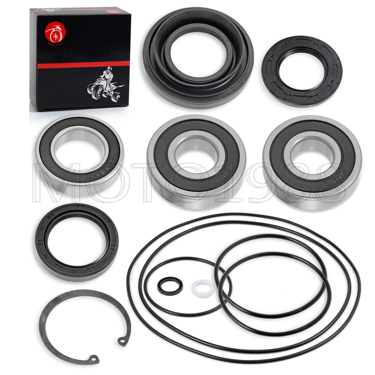 Rear Left Axle Wheel & Brake Drum Seals Kit for Honda Rancher 350/400