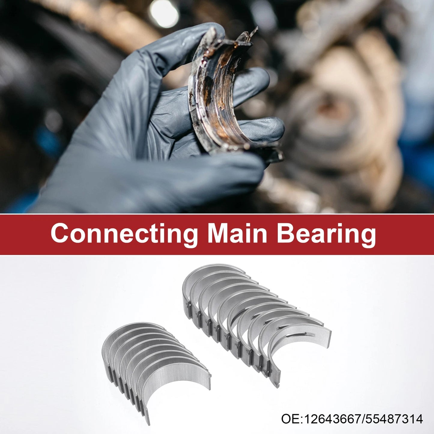Main Bearing & Connecting Rod Bearing Kit for Chevrolet Blazer