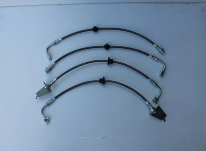 Braided Brake Hose Set (4) for BA Falcon Sedan T/Control (2003 - Present)