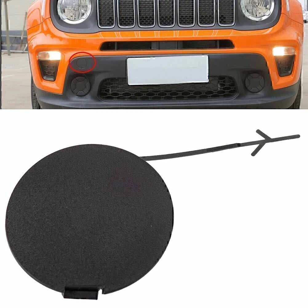 Front Bumper Tow Hook Eye Cap Cover for Jeep Renegade (2015-2020)