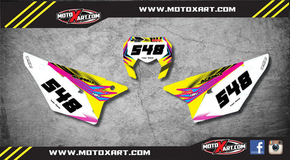 NEON Style Number Plate Stickers for Sherco SE SEF (2017-2024)