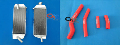 Aluminum Radiator & Red Hoses for YAMAHA YZ450F (2003-2005)