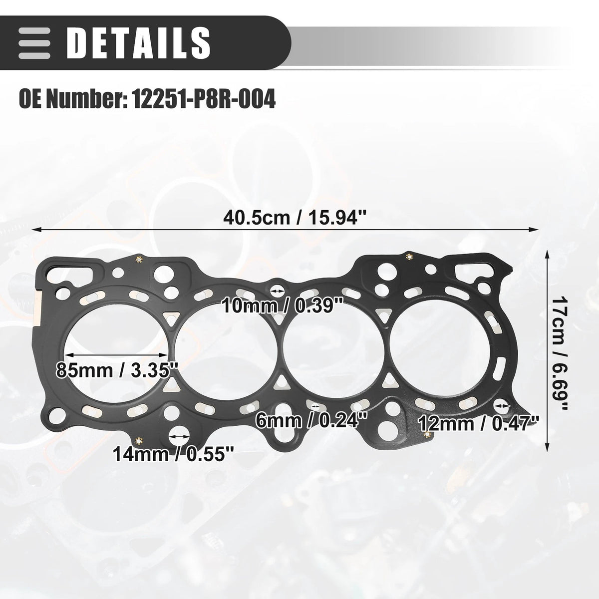2.0L Cylinder Head Gasket for Honda CR-V (1997-2001)