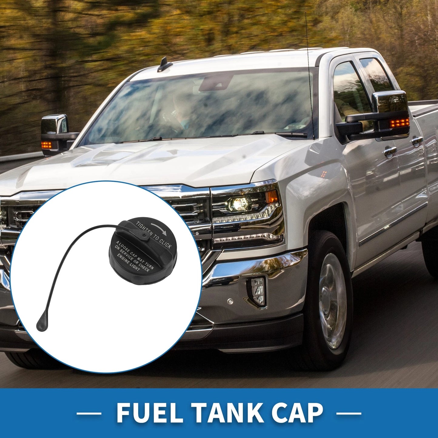 Gas Fuel Cap for Chrysler Town & Country Black