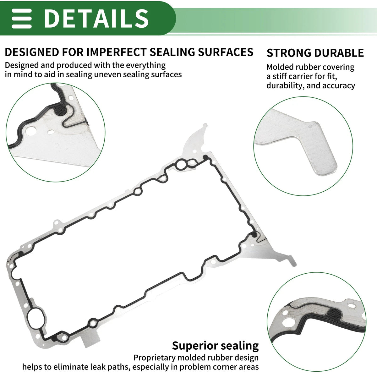 Oil Pan Gasket for Land Rover Range Rover Sport (2014)