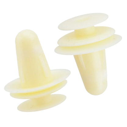 200 x White Door Panel Clips for Toyota Mazda Isuzu (Fits Various Models)