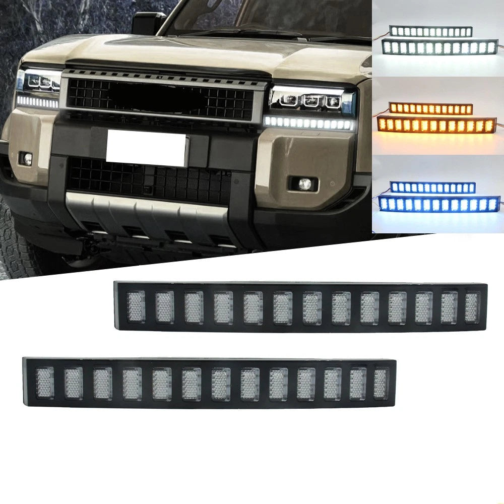 DRL Fog Lamps with Turn Signal Lights for Toyota Land Cruiser Prado (2024)