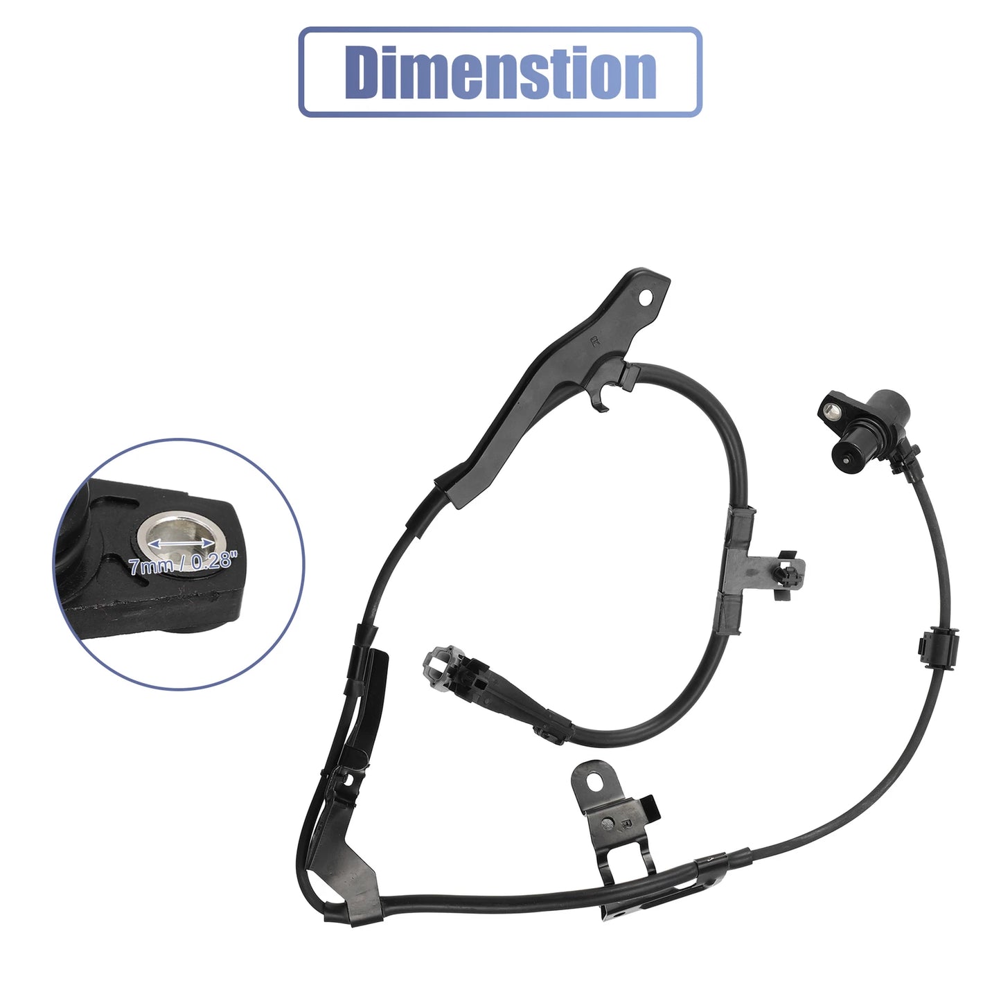 ABS Wheel Speed Sensor Front Right for Toyota Sequoia (2001-2007)