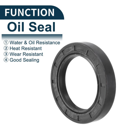 5 x Oil Seal NBR Rubber 48x70x12mm Black
