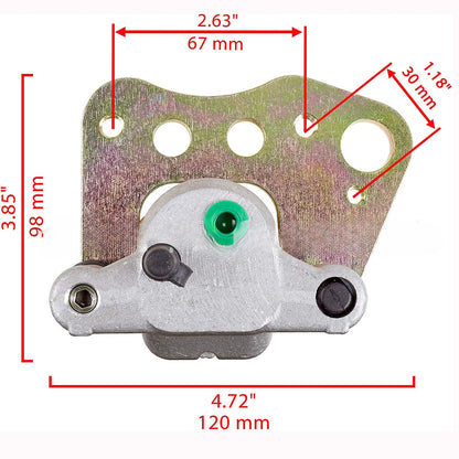 Front Brake Calipers Pads for Polaris Sportsman
