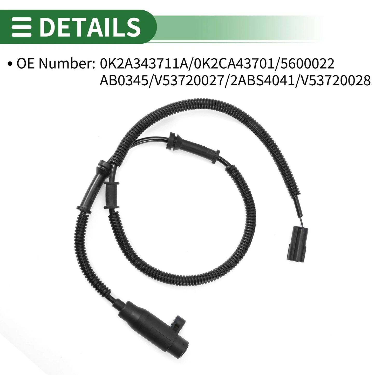 ABS Wheel Speed Sensor for Kia Sephia (1994-2001)