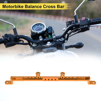 Cross Bar Handlebars 10mm/0.39" Dia Orange for Motorcycle