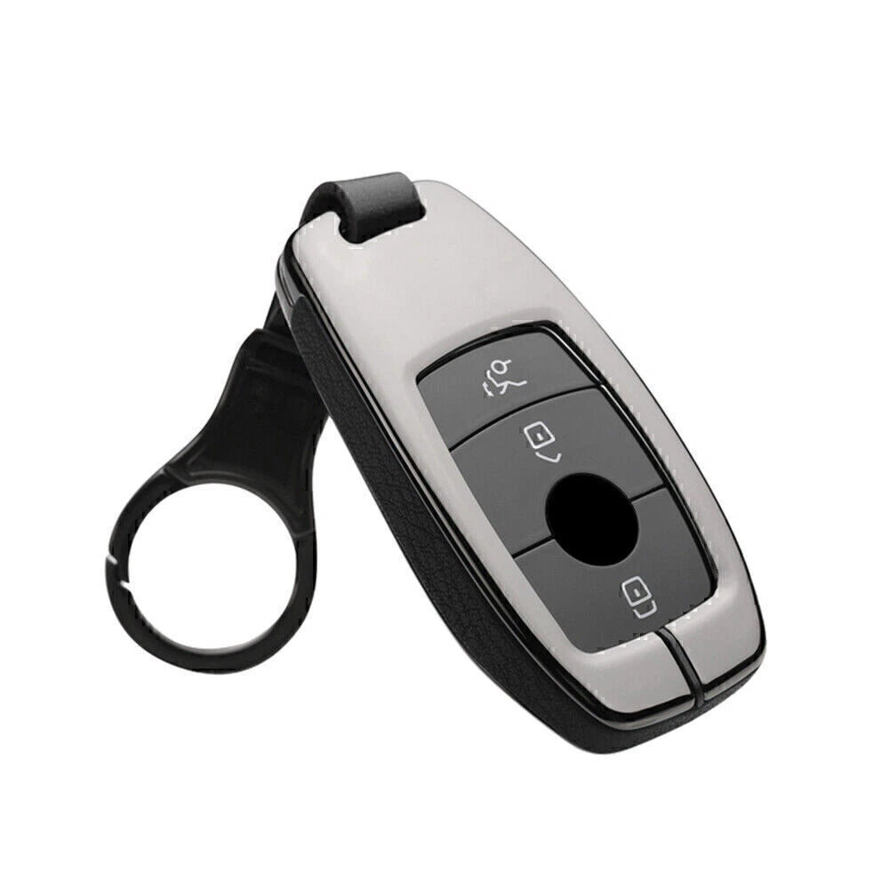 Leather Key Case Cover for Mercedes Benz E300 W202 W210 (2017)