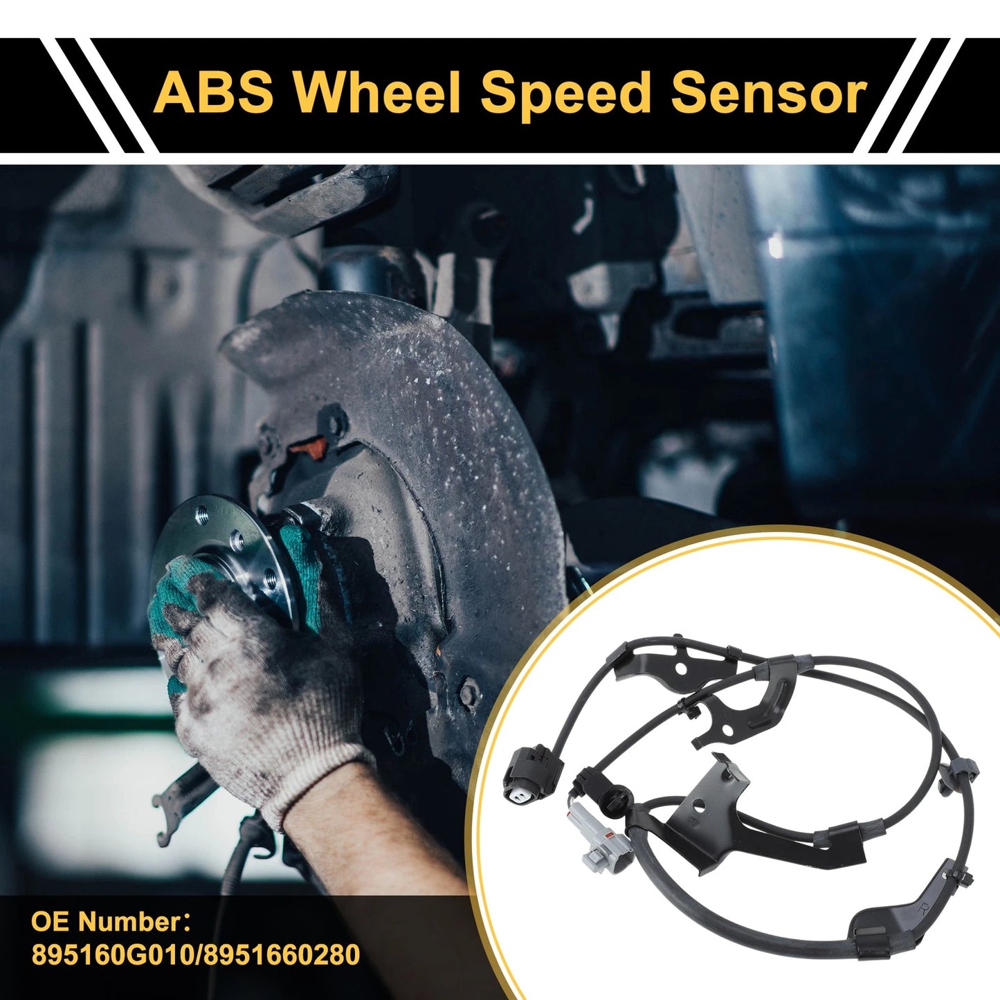 ABS Wheel Speed Sensor for Toyota 4Runner Front Right (2003-2009)