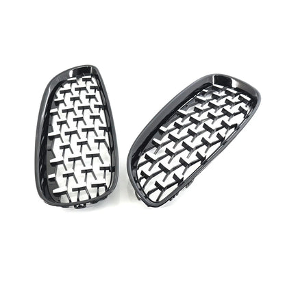 Diamond Style Front Bumper Kidney Grilles for BMW Z4 (2009-2016)