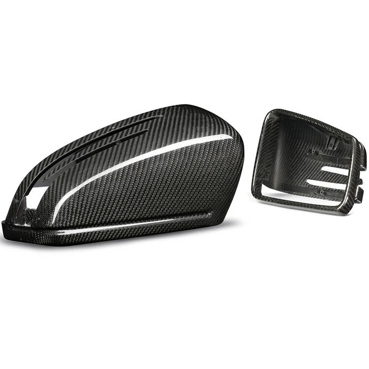 Carbon Fiber Mirror Covers for Benz W204 W212 W176 W117 W246 (2007-2023)