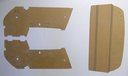 Targa door panels and rear parcel shelf for PORSCHE 911 F (1969–1973)